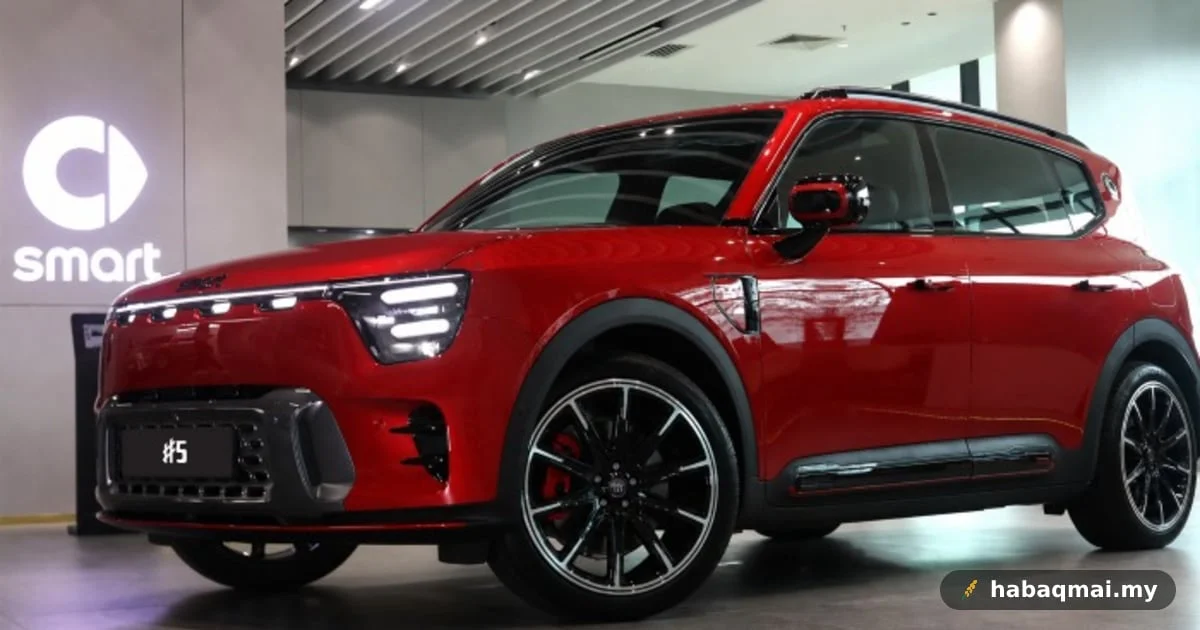 smart #5 Brabus Ada Warna Baru 'Laser Red', Laju 3.8 Saat Ja