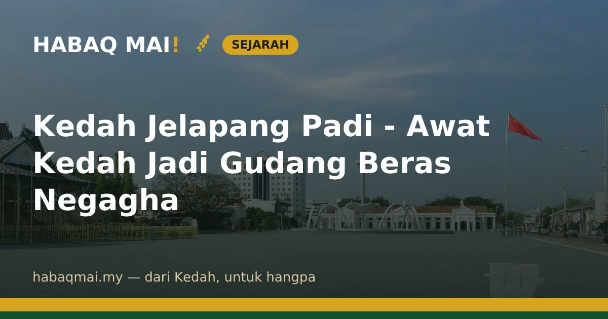 Kedah Jelapang Padi - Awat Kedah Jadi Gudang Beras Negagha