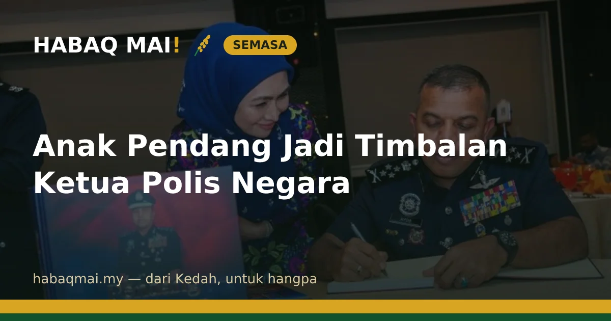 Anak Pendang Jadi Timbalan Ketua Polis Negara