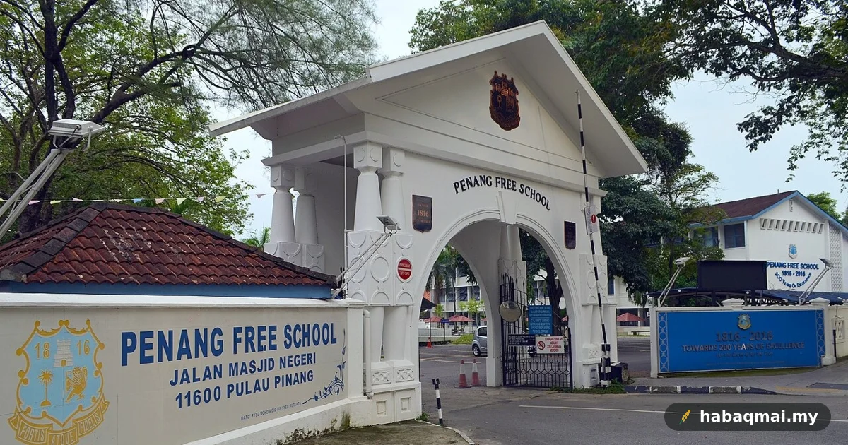 Penang Free School: Sekolah Inggeris Tertua Asia Tenggara