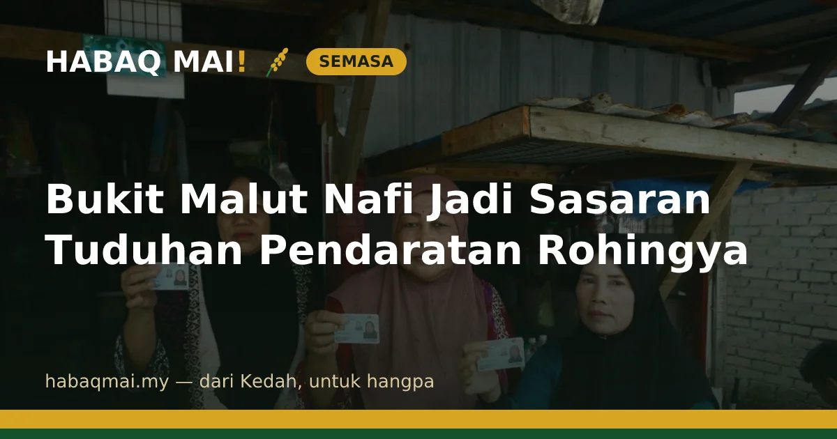 Bukit Malut Nafi Jadi Sasaran Tuduhan Pendaratan Rohingya