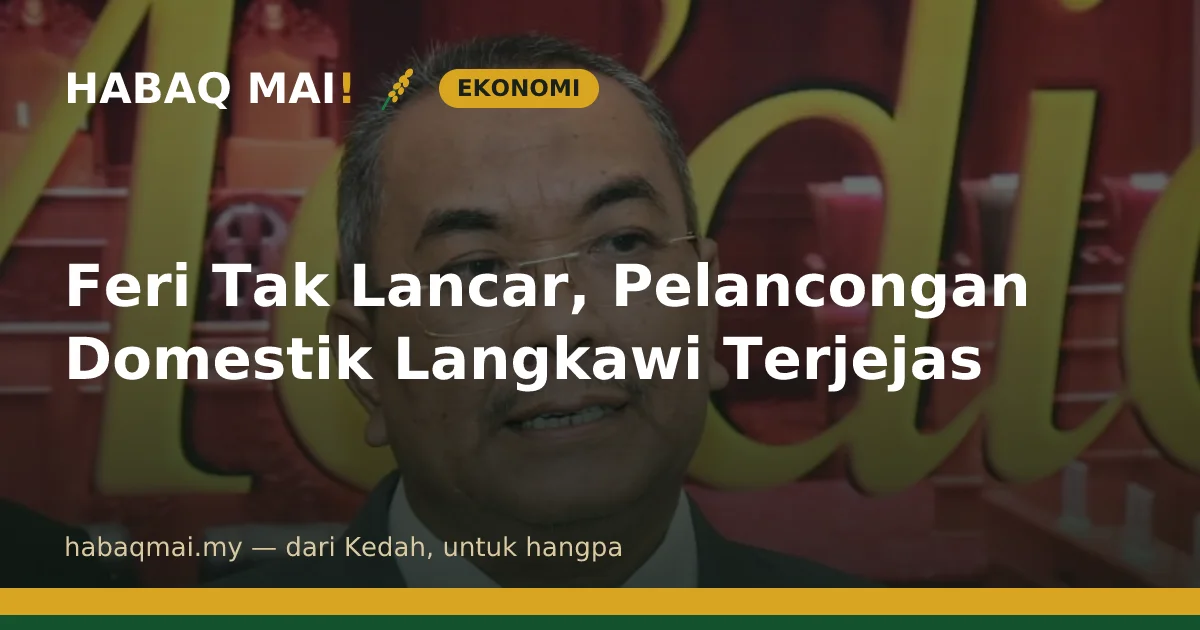 Feri Tak Lancar, Pelancongan Domestik Langkawi Terjejas