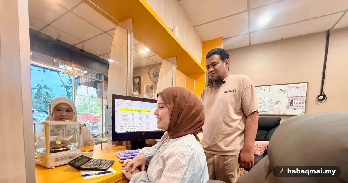 Jual Emas Kat Kangar, Duit Terus Masuk Poket Ari Tu Jugak