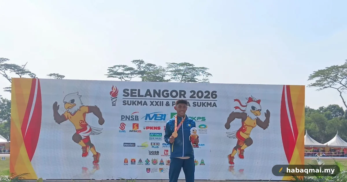 Aiman Haikal bagi emas jalan kaki SUKMA buat Pulau Pinang