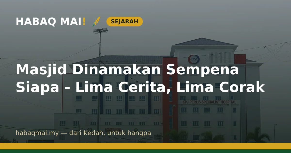 Masjid Dinamakan Sempena Siapa - Lima Cerita, Lima Corak