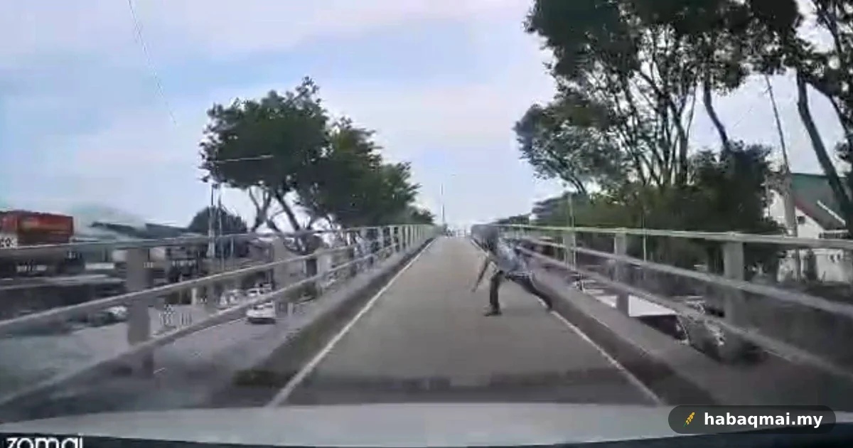 Lelaki Terjatuh Flyover Batu Lanchang Disyaki Sakit Mental