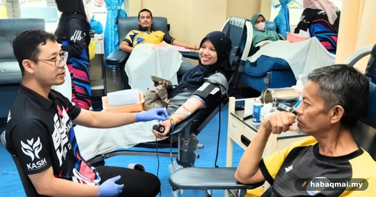 Kempen Mai Derma Darah Kangar kumpul 135 pek darah