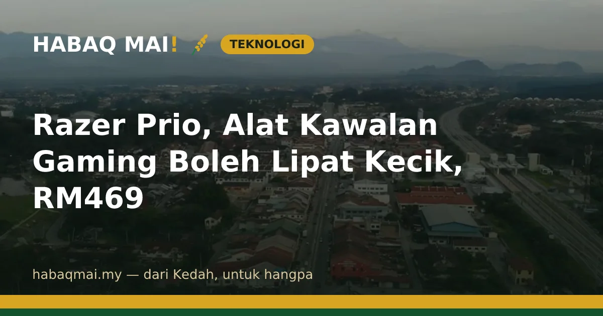 Razer Prio, Alat Kawalan Gaming Boleh Lipat Kecik, RM469