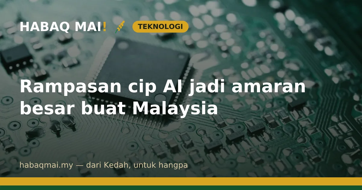Rampasan cip AI jadi amaran besar buat Malaysia