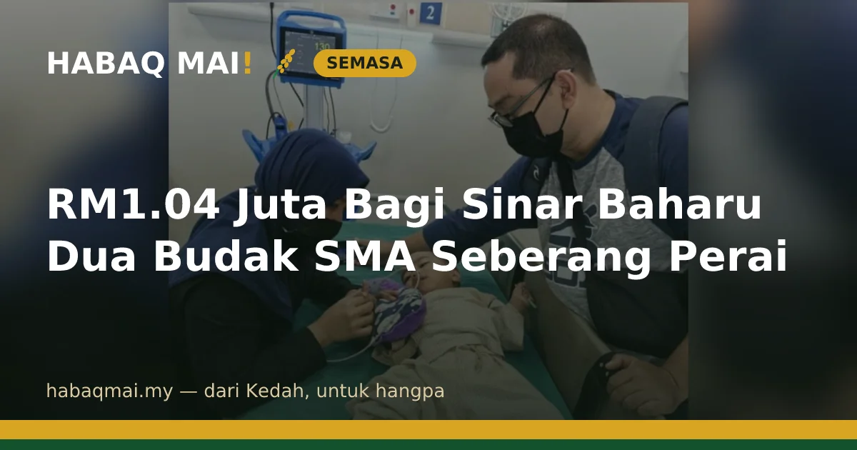 RM1.04 Juta Bagi Sinar Baharu Dua Budak SMA Seberang Perai