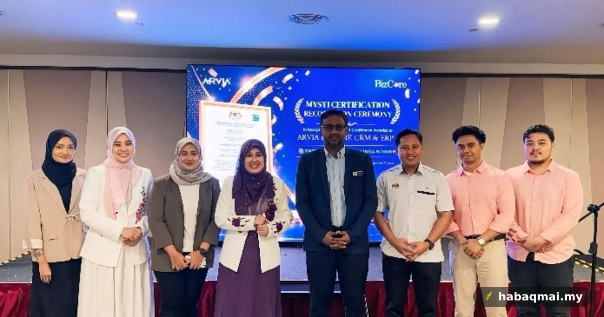Bizcore raih pensijilan MYSTI dari MOSTI, teknologi tempatan naik glewa