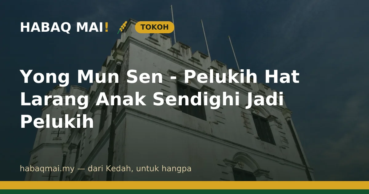Yong Mun Sen - Pelukih Hat Larang Anak Sendighi Jadi Pelukih