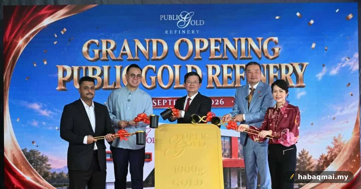 Kilang Emas Public Gold RM30 Juta Dibuka Kat Pulau Pinang