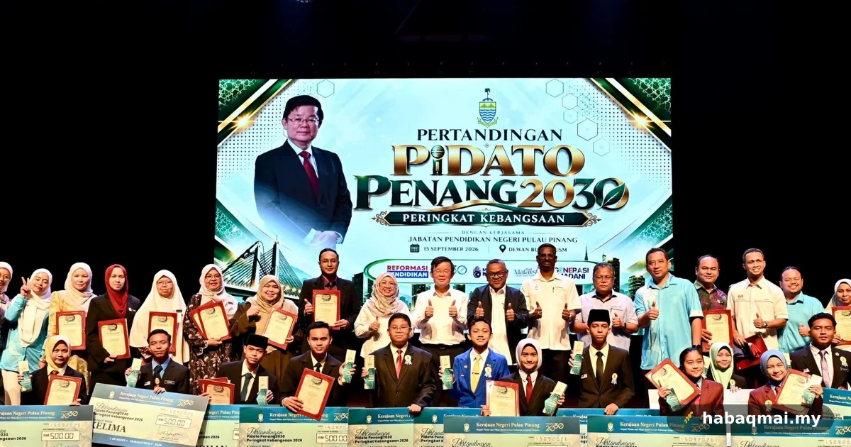 Pidato Penang2030 mungkin dibuka peringkat kebangsaan tahun depan