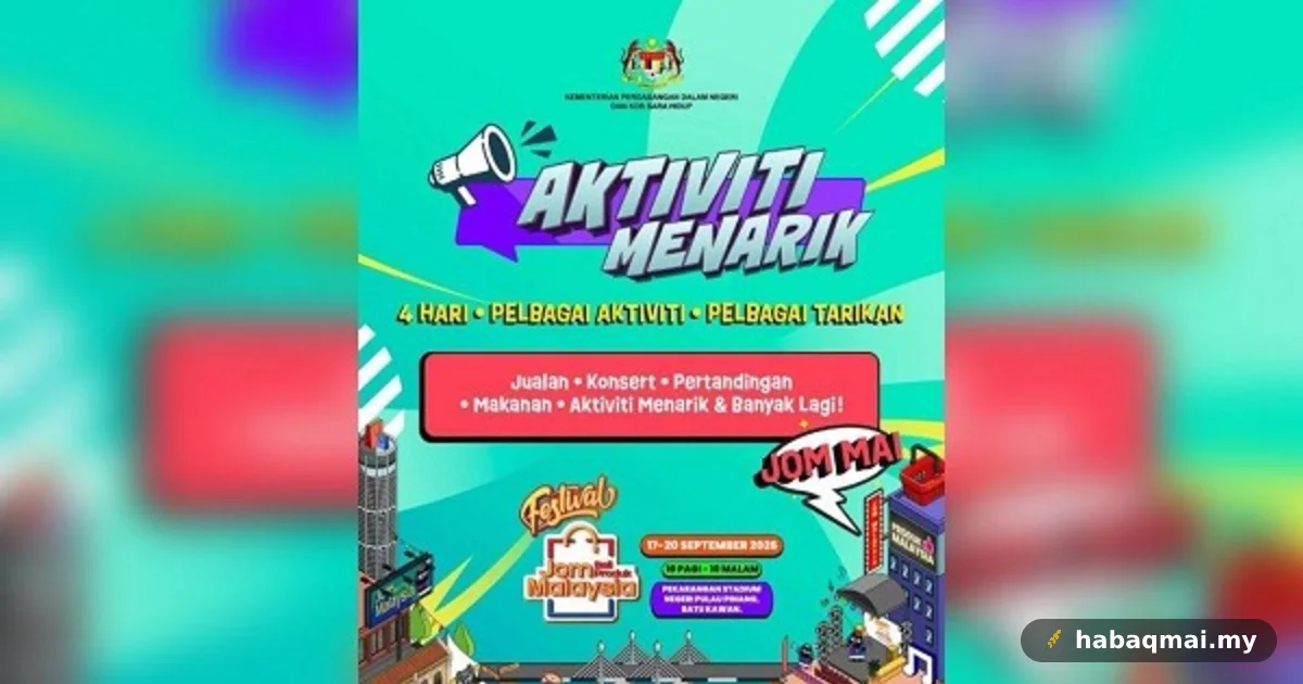 Festival Jom Malaysia Angkat Produk Tempatan Kat P. Pinang