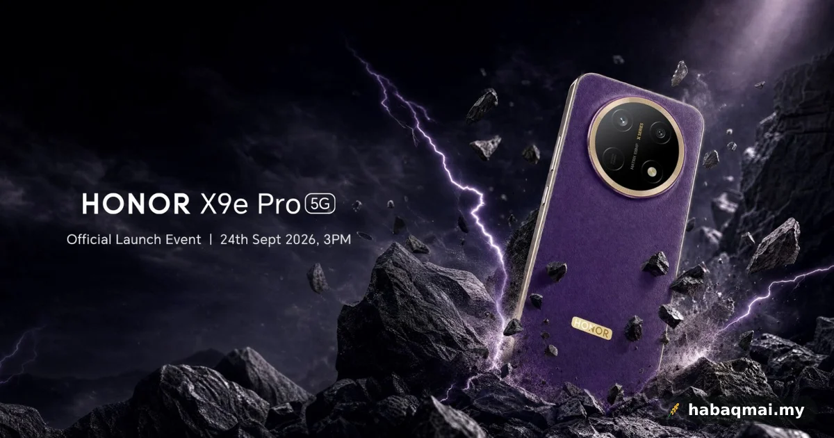 HONOR X9e Pro mai, bateri 11,000mAh tahan sampai hujung minggu