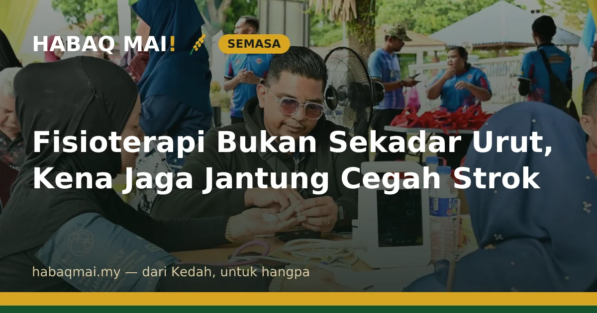 Fisioterapi Bukan Sekadar Urut, Kena Jaga Jantung Cegah Strok