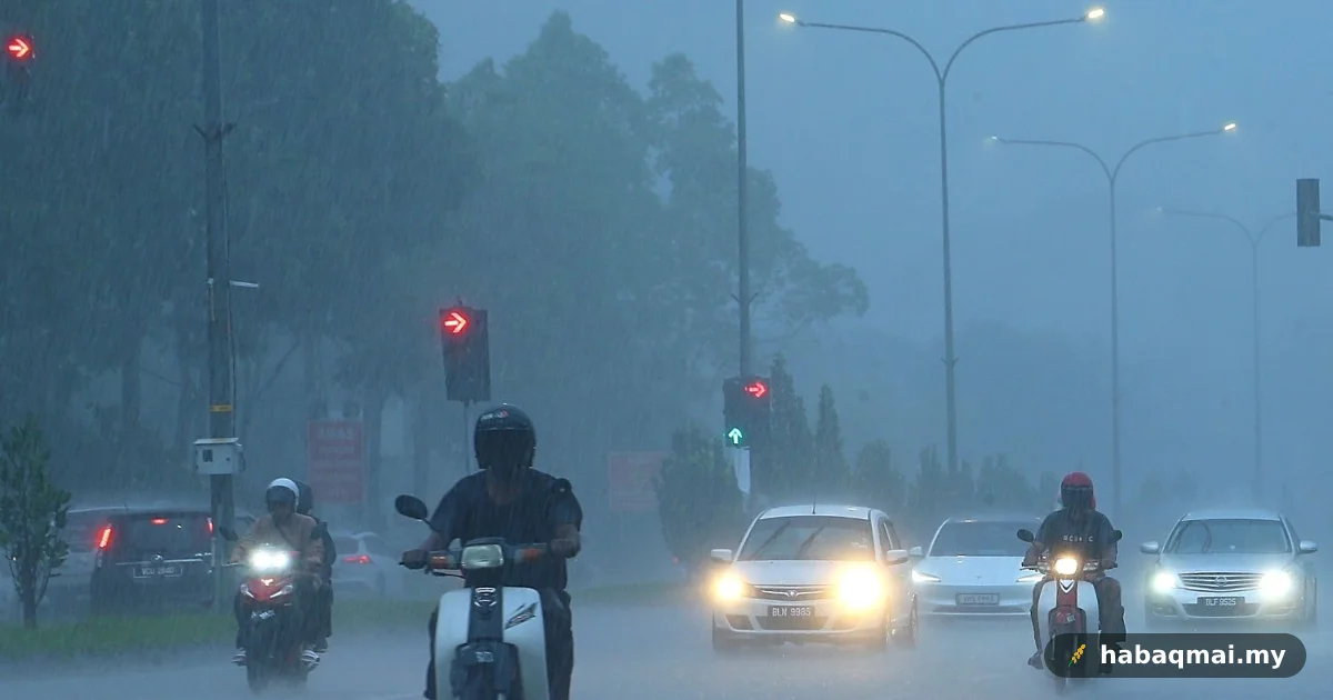 Perlis, Kedah, Pulau Pinang kena jaga-jaga, ribut petir petang ni