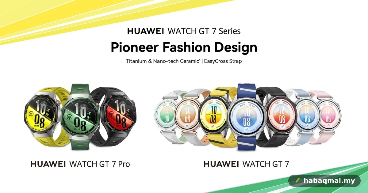 Huawei Watch GT7 mai Malaysia 29 September, deposit RM100