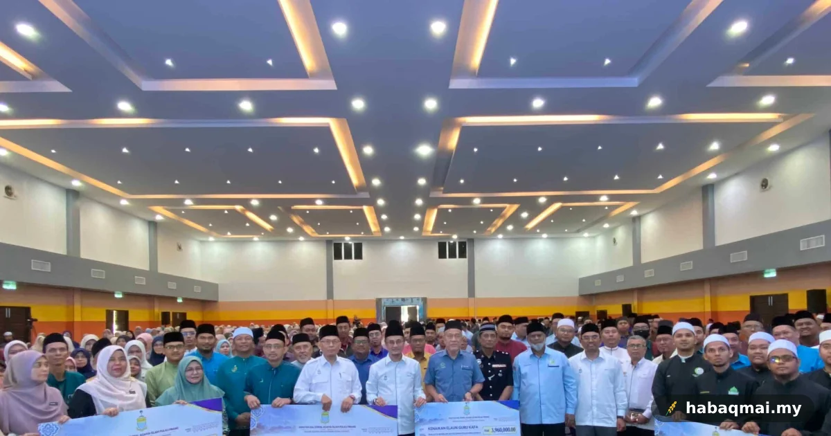 Elaun Guru KAFA, Pegawai Masjid Pulau Pinang Naik Mulai Oktober