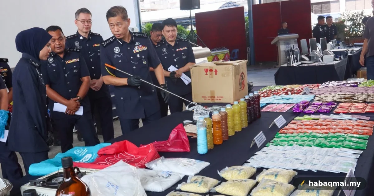 Polis P. Pinang Rampas Dadah RM3.5 Juta, Tahan 5 Oghang