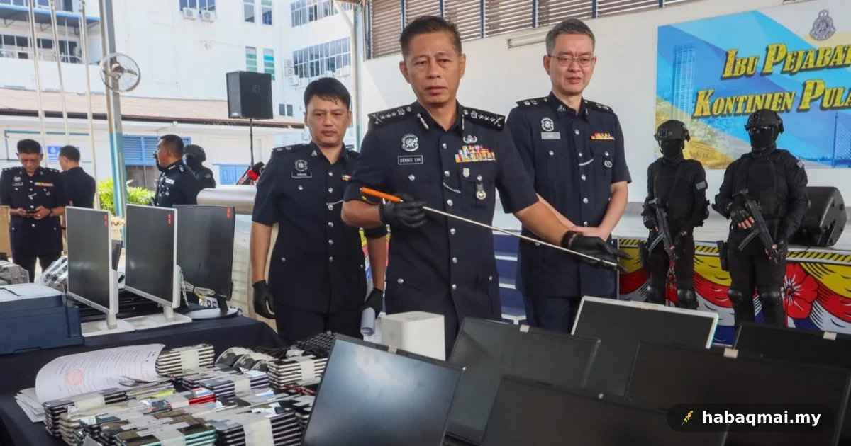 Polis P. Pinang Tumpaskan Sindiket Gores Menang China-Kemboja