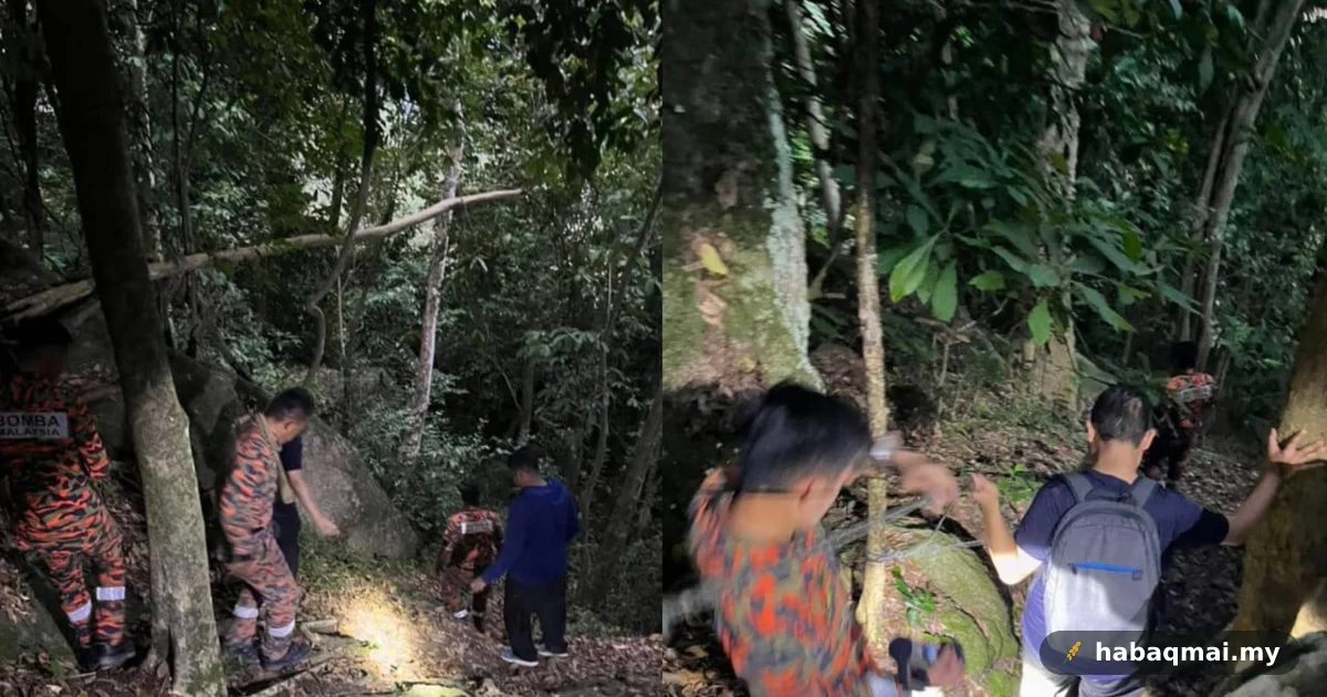 Dua pendaki sesat dalam hutan Seberang Perai, selamat dijumpa