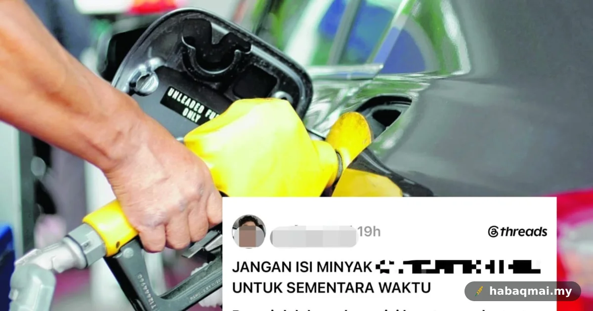 Kereta mati lepas isi minyak, KPDN Pulau Pinang tengah siasat