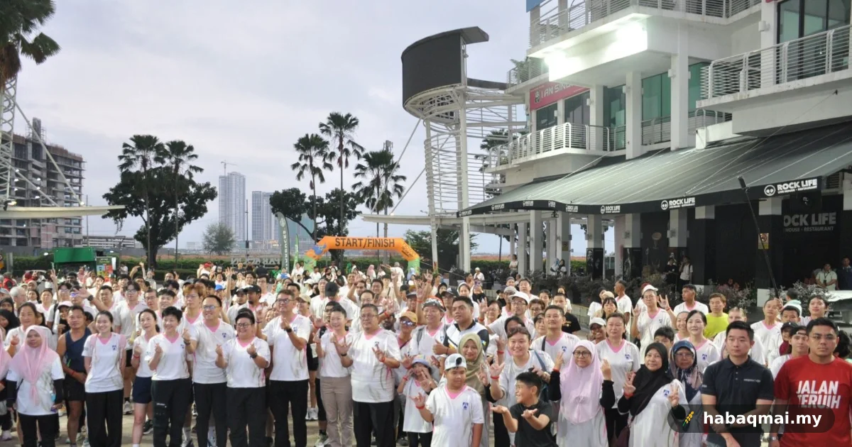 300 pekak sertai Larian Warna-warni di George Town