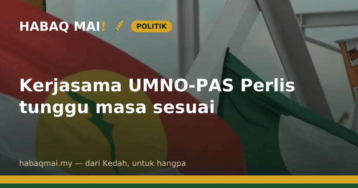 Kerjasama UMNO-PAS Perlis tunggu masa sesuai
