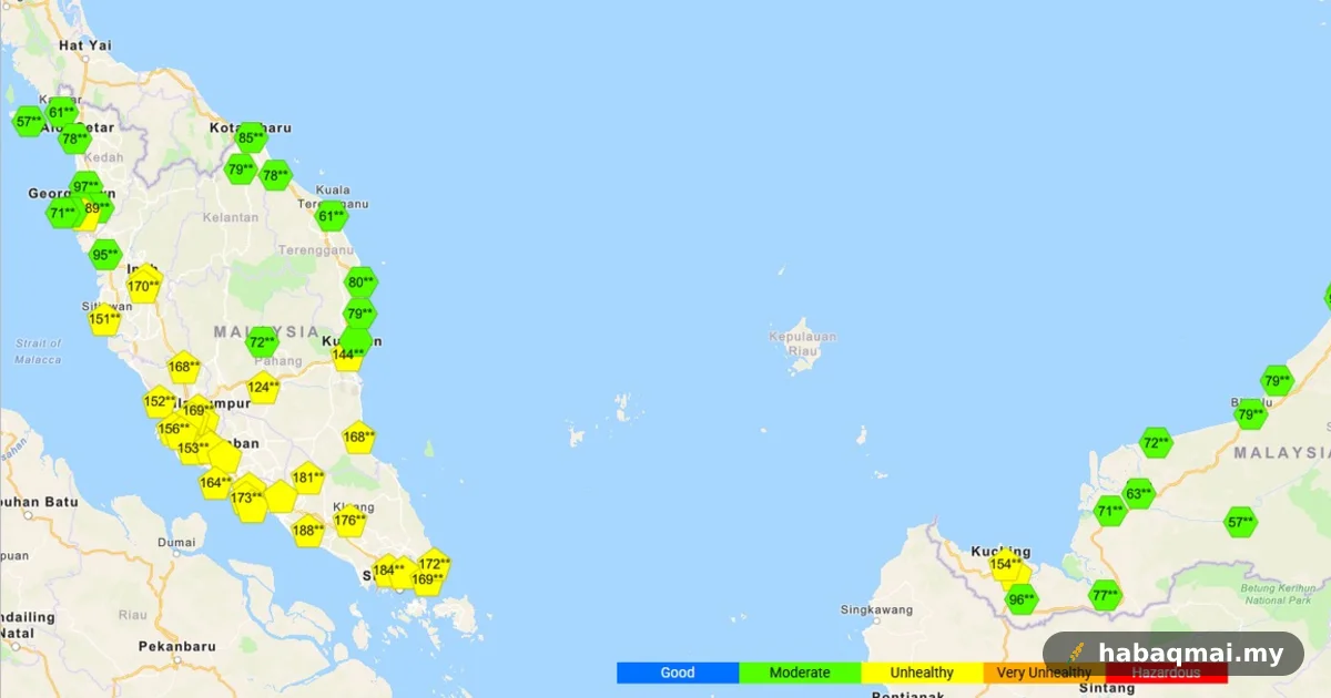 Perlis, Kedah Ngan P.Pinang Antara Kawasan Udara Paling Baik