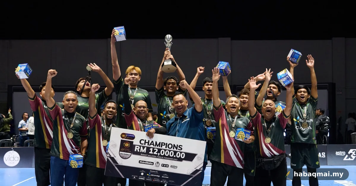 Kedah Eagles Juara STL Lepas 10 Tahun Tunggu
