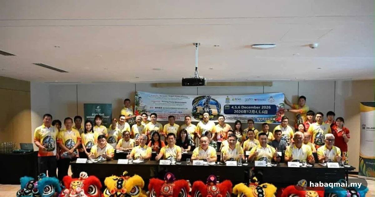 Penang Hos Pertandingan Tarian Singa Tiang Tinggi Antarabangsa Disember Ni