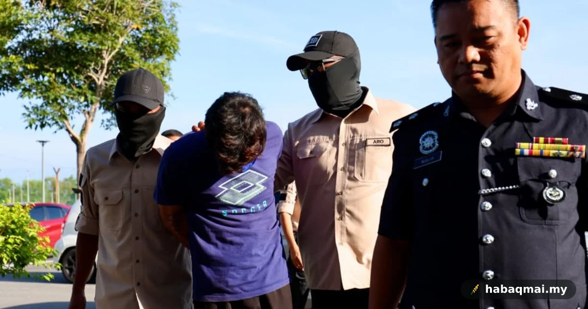 Bekas Pemain Bola Sepak Dituduh Edar 72kg Ganja Kat Alor Setar
