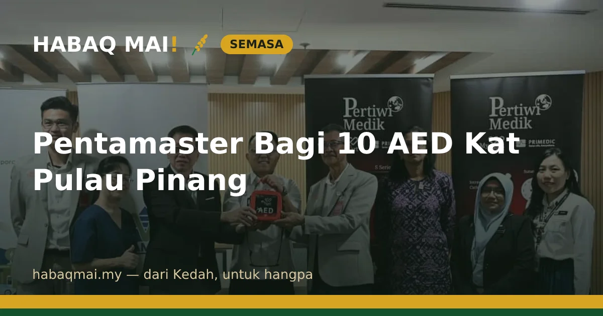 Pentamaster Bagi 10 AED Kat Pulau Pinang
