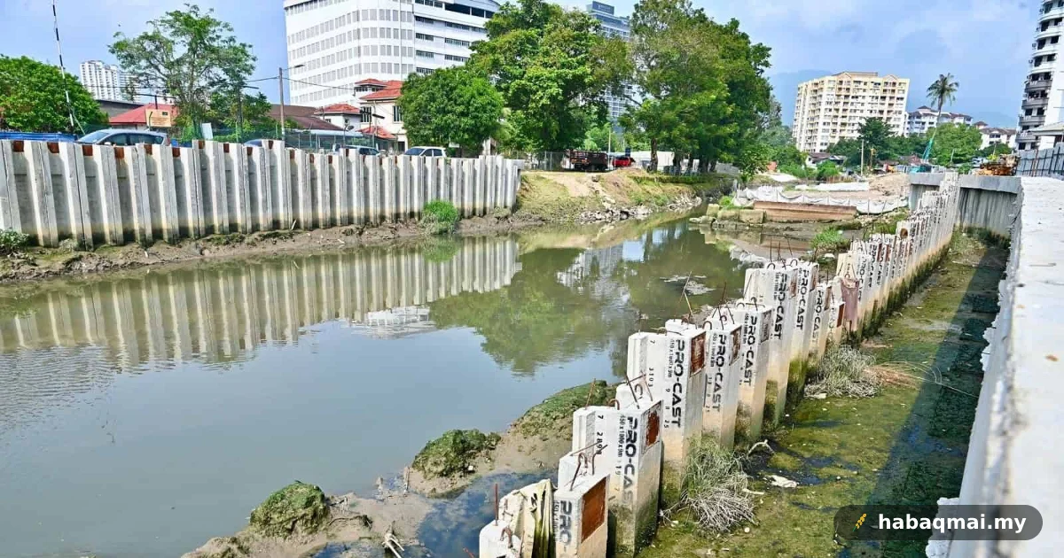 Projek Tebatan Banjir Sungai Pinang Dah Capai 50.86 Peratus