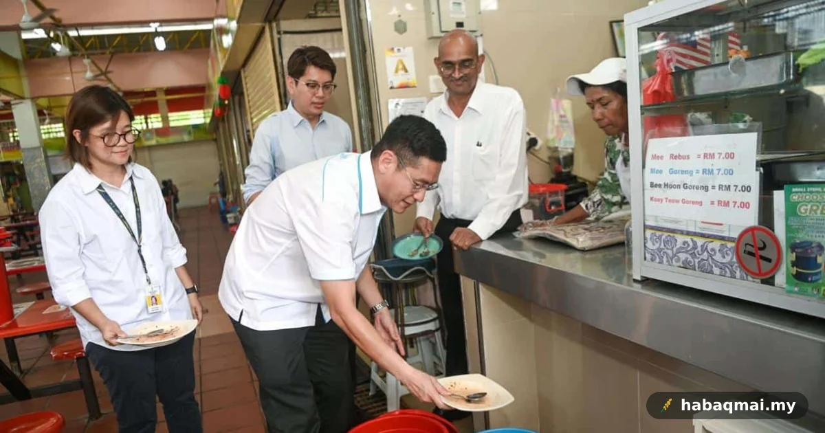 MBPP Uji Sistem Pulang Pinggan Sendiri Kat Tanjung Bungah